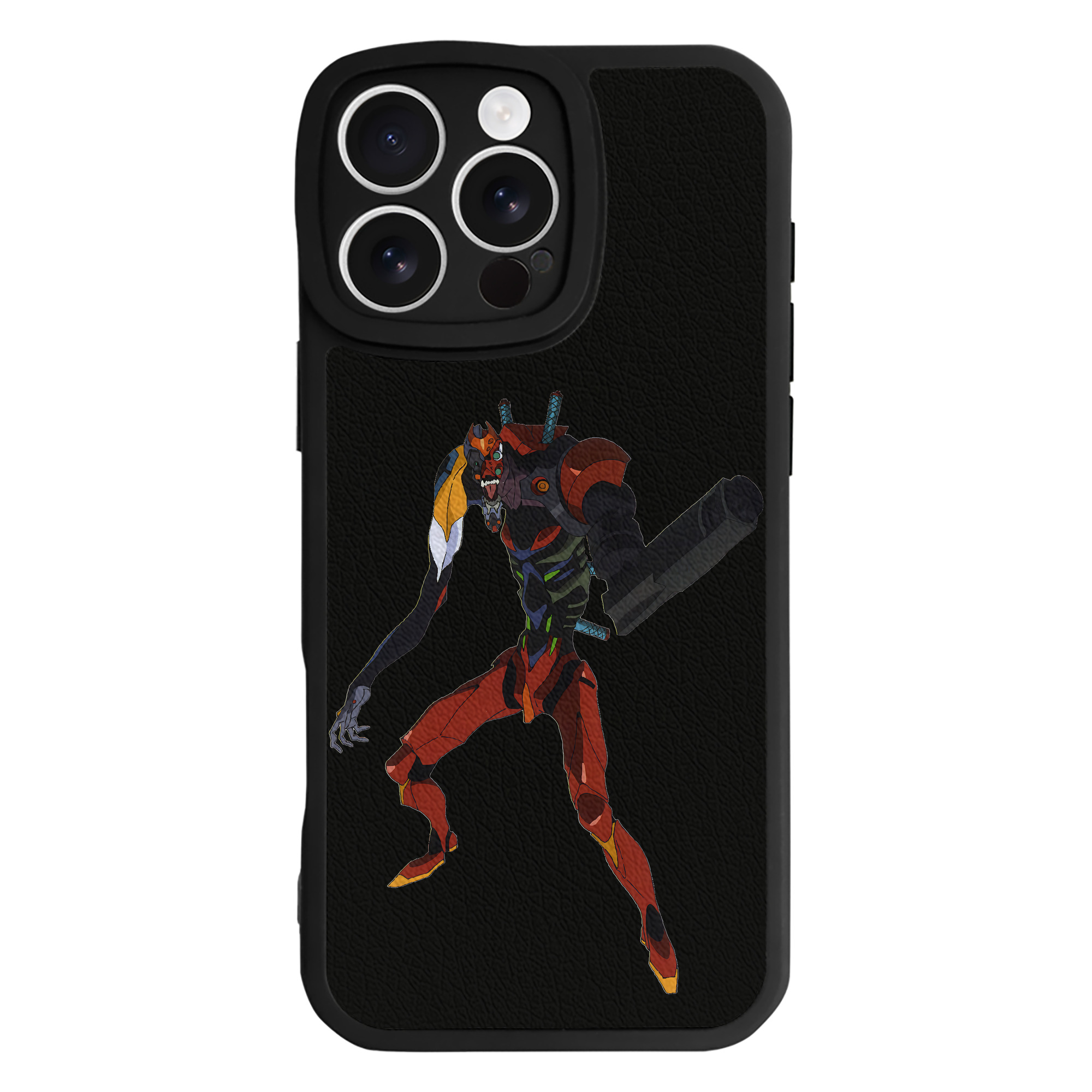 （画像用） EVA 新世紀エヴァンゲリオン 【iPhone 16シリーズ対応】シリコンスマホケース（レザー調） 材質：シリコン